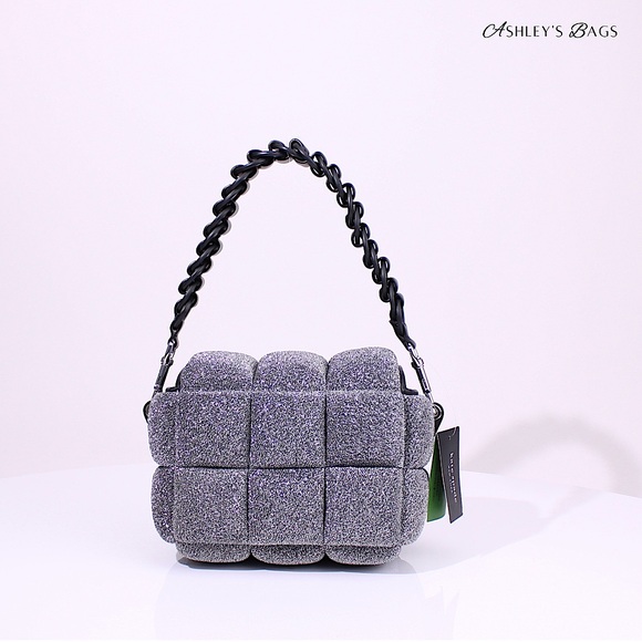 Kate Spade Boxxy Metallic Crossbody In Silver - Picture 4 of 12